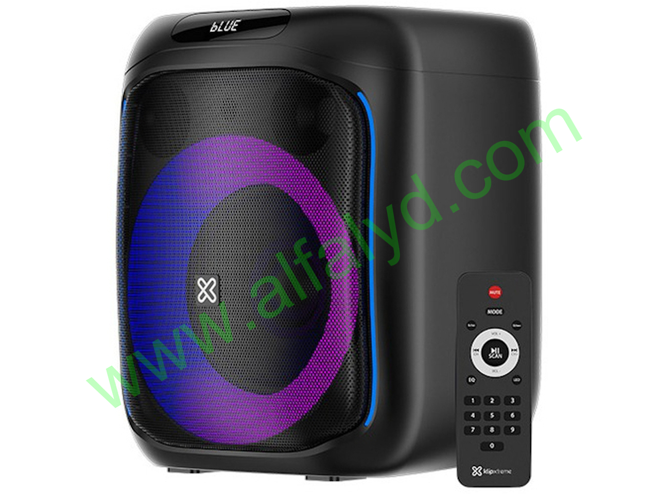 Klip Xtreme - Speaker system - Black - KLS-655-2M Two wireless mic