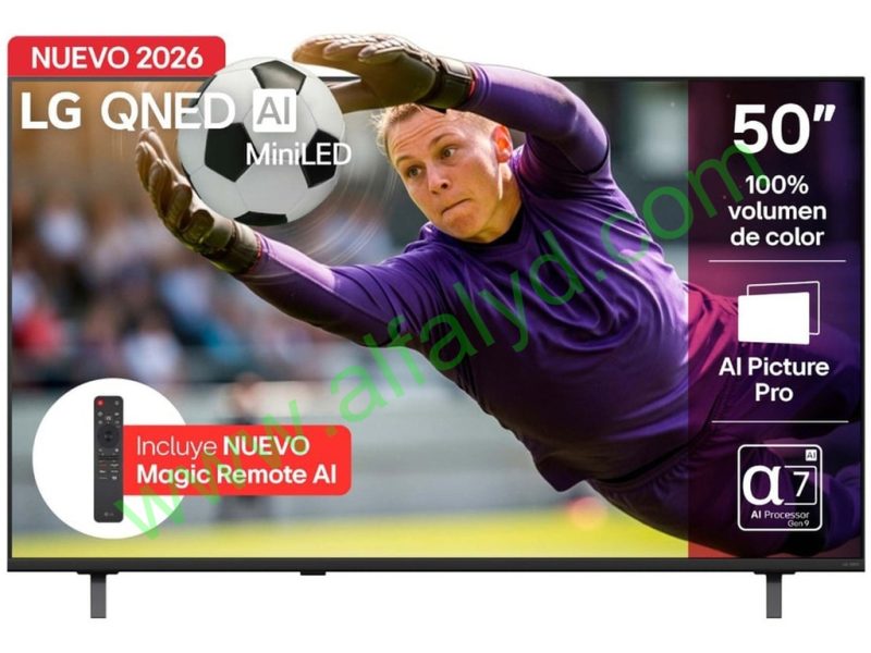 LG - LED display unit - Smart TV - 50" - QNED70 4K IA activa AI Hub