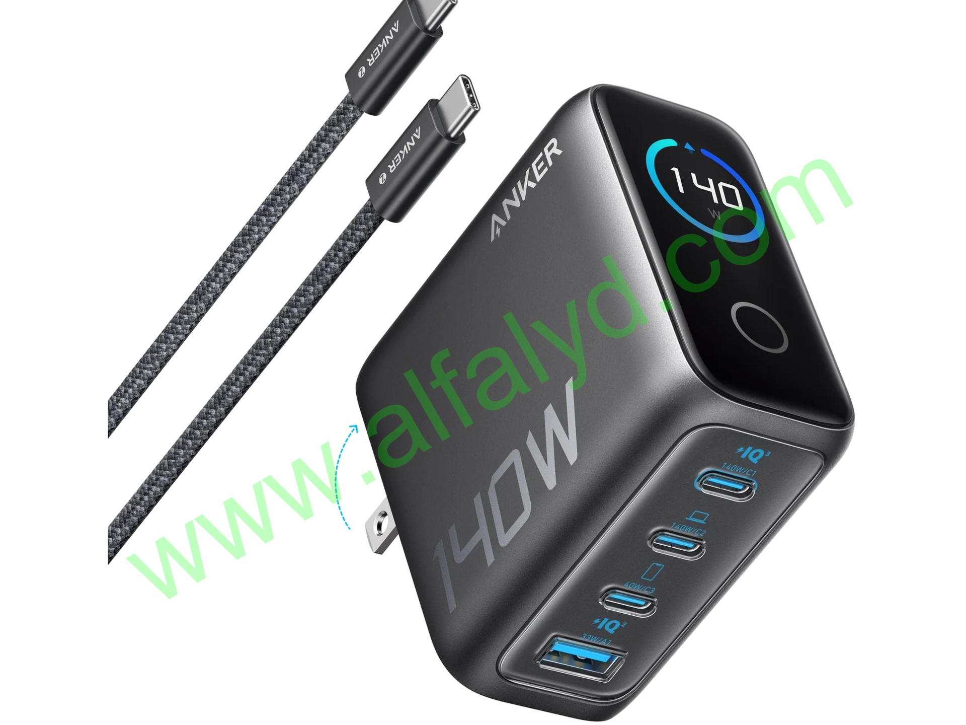 Anker - charger. - (140W 4-Port PD 3.1) with USB-