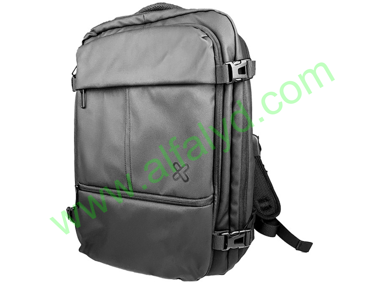 Klip Xtreme - Notebook carrying backpack - 17" - Polyester - Black - Travel Water resistant
