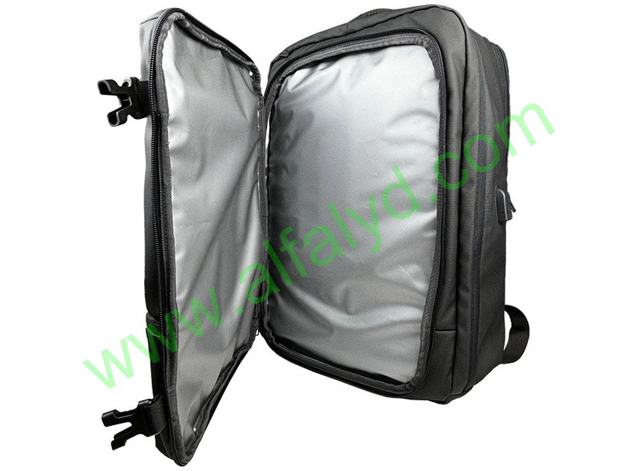 Klip Xtreme - Notebook carrying backpack - 17" - Polyester - Black - Travel Water resistant - Imagen 2